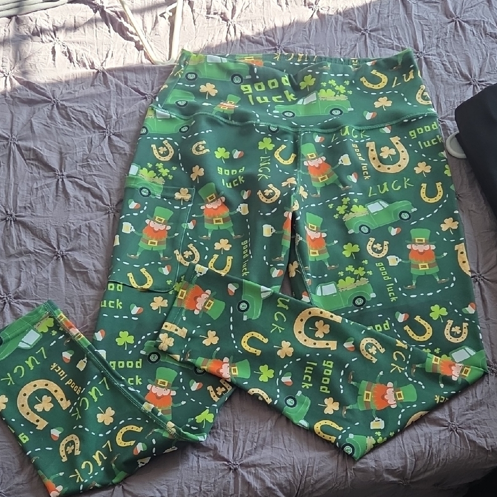 St. Patrick's Day Themed Leggings